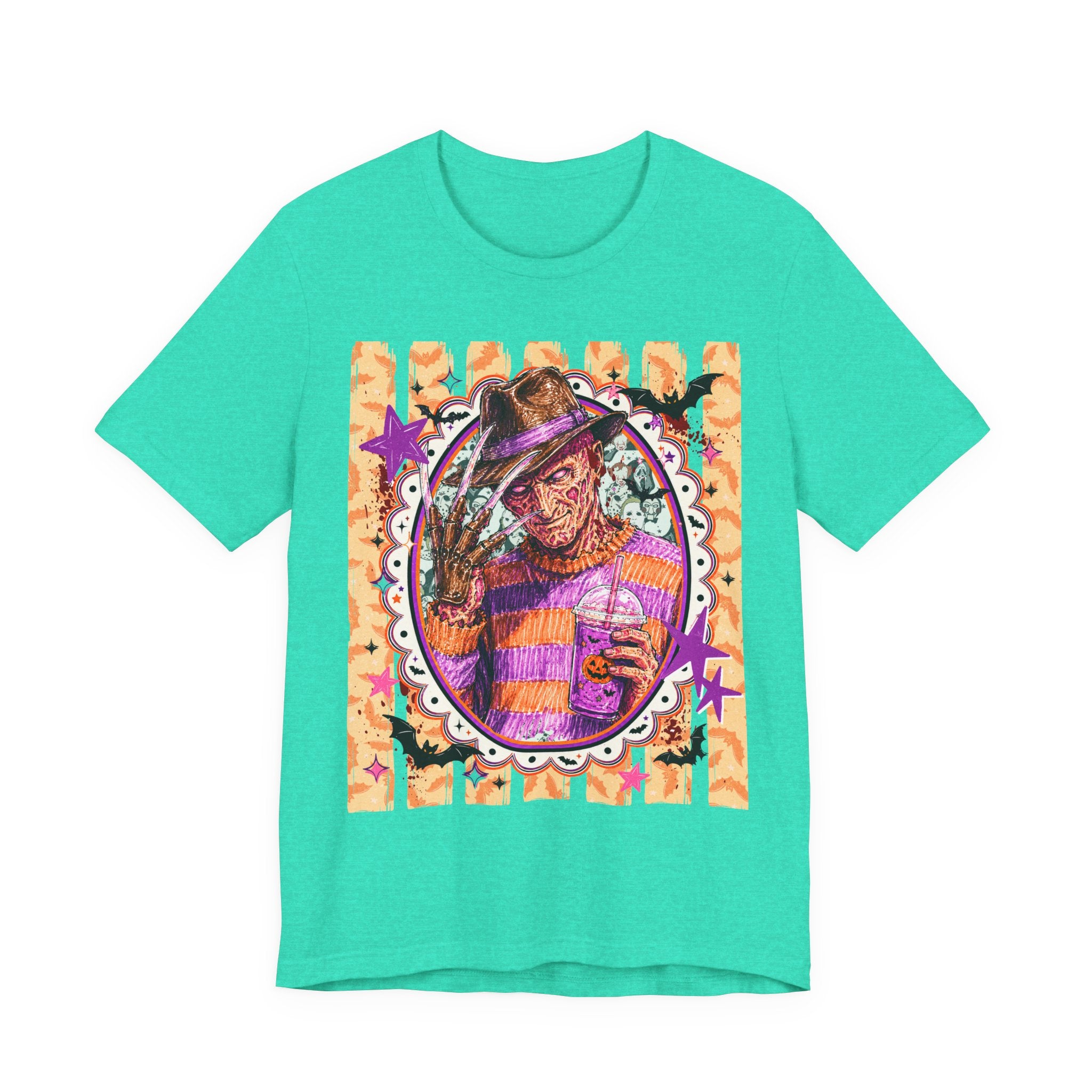 Freddy Krueger Halloween Tee – Retro Horror Nightmares Graphic T-Shirt