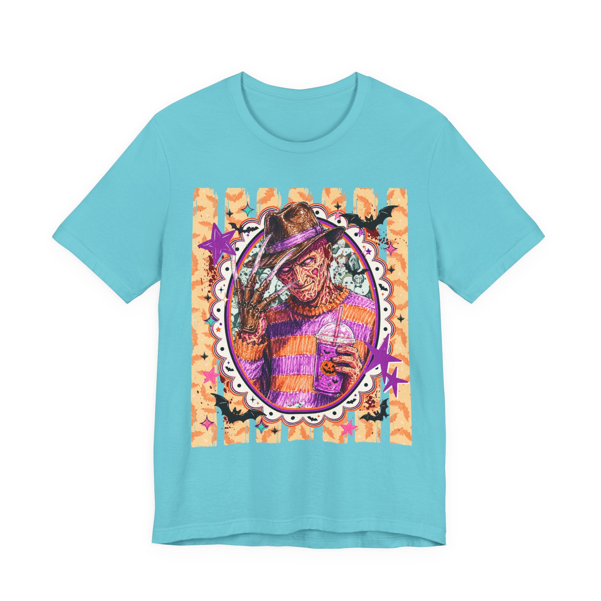 Freddy Krueger Halloween Tee – Retro Horror Nightmares Graphic T-Shirt
