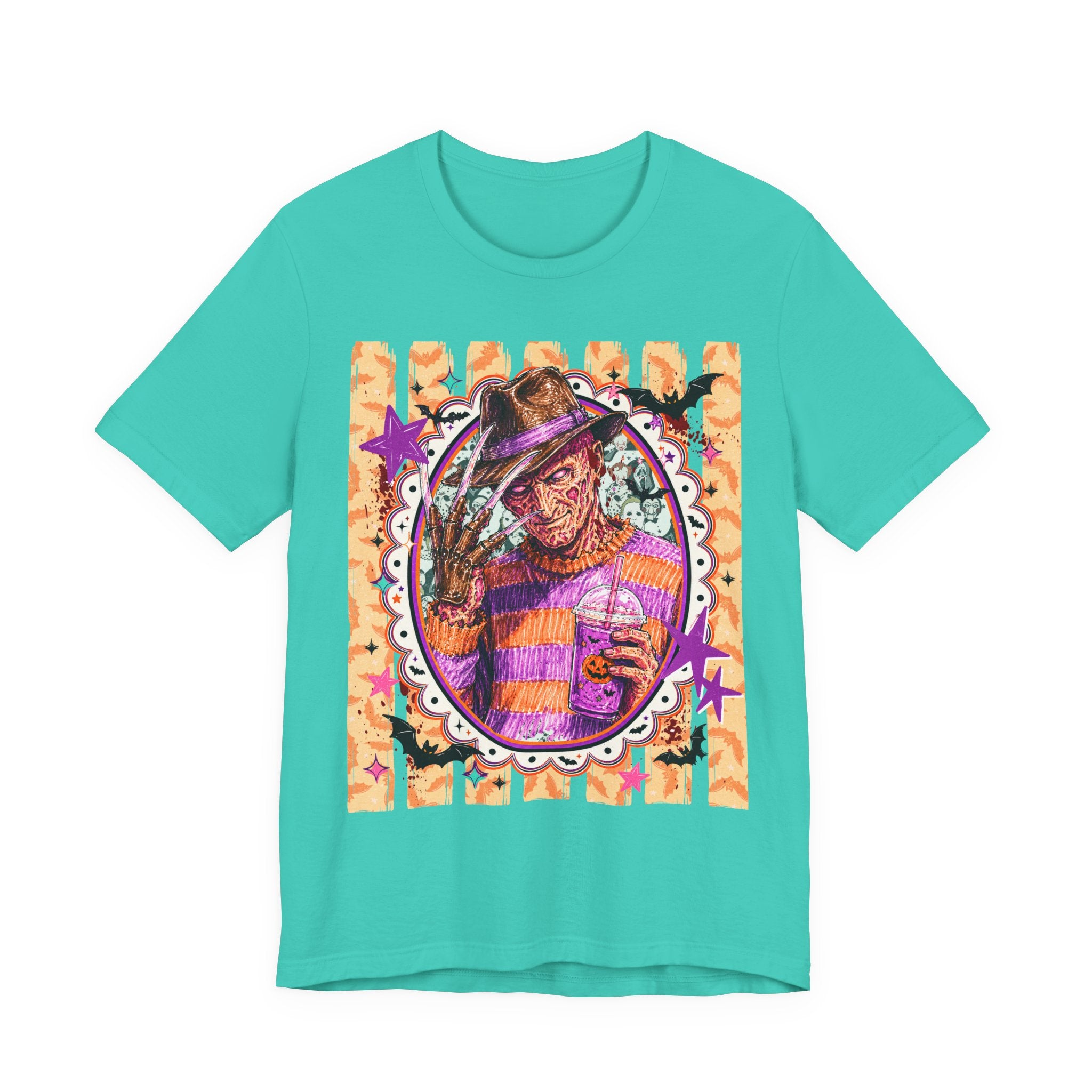 Freddy Krueger Halloween Tee – Retro Horror Nightmares Graphic T-Shirt