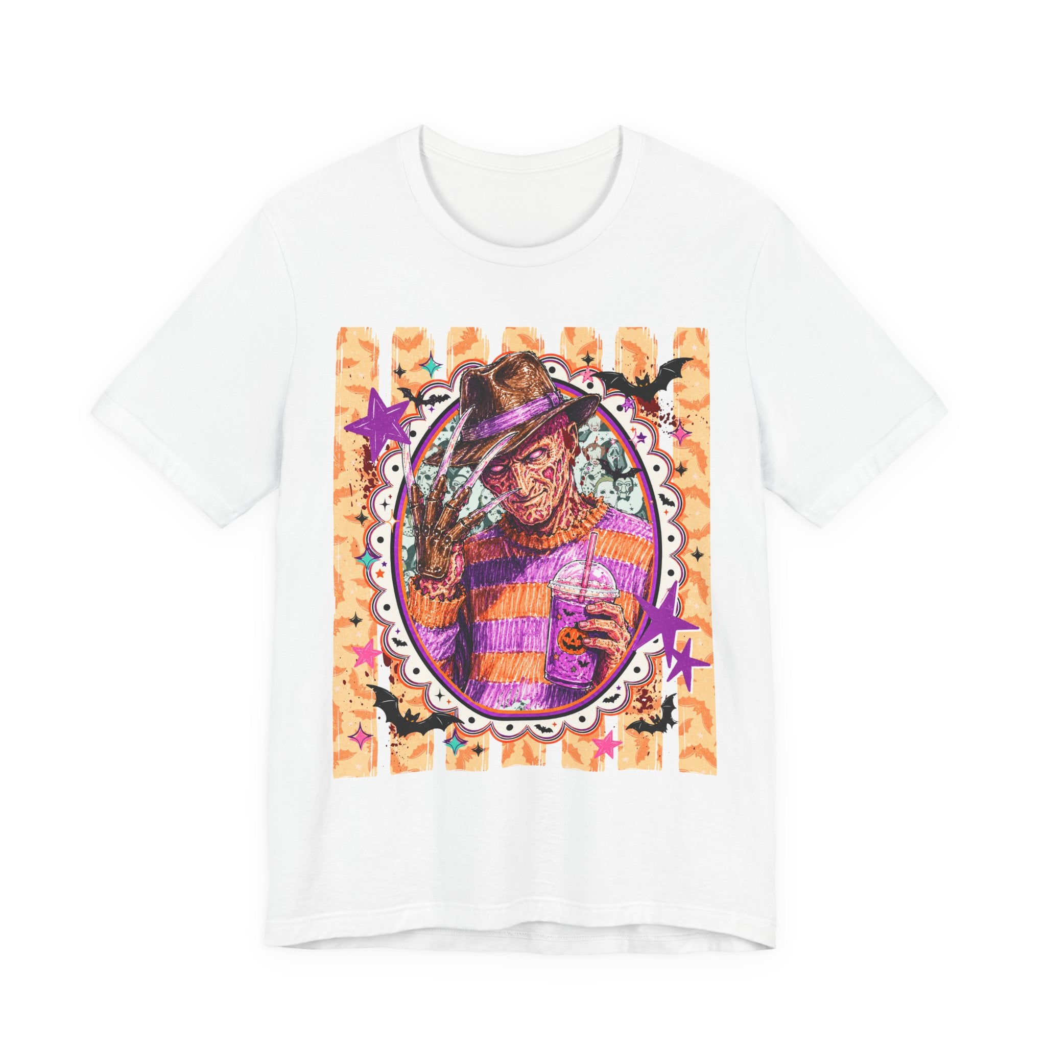 Freddy Krueger Halloween Tee – Retro Horror Nightmares Graphic T-Shirt
