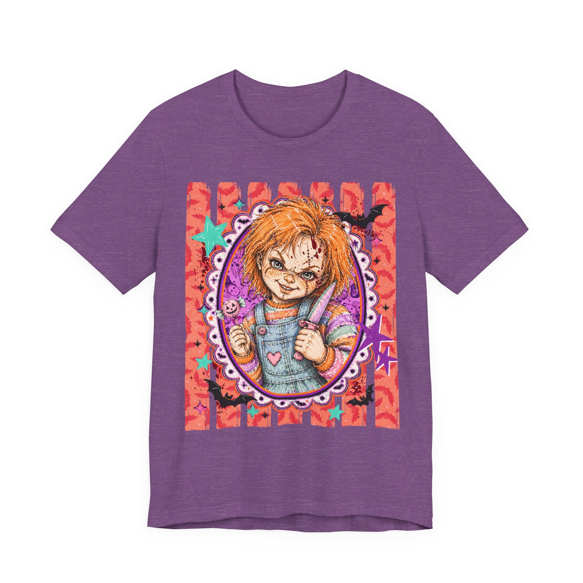 Chucky Doll Graphic Tee — Cute Creepy Chucky-Inspired Design