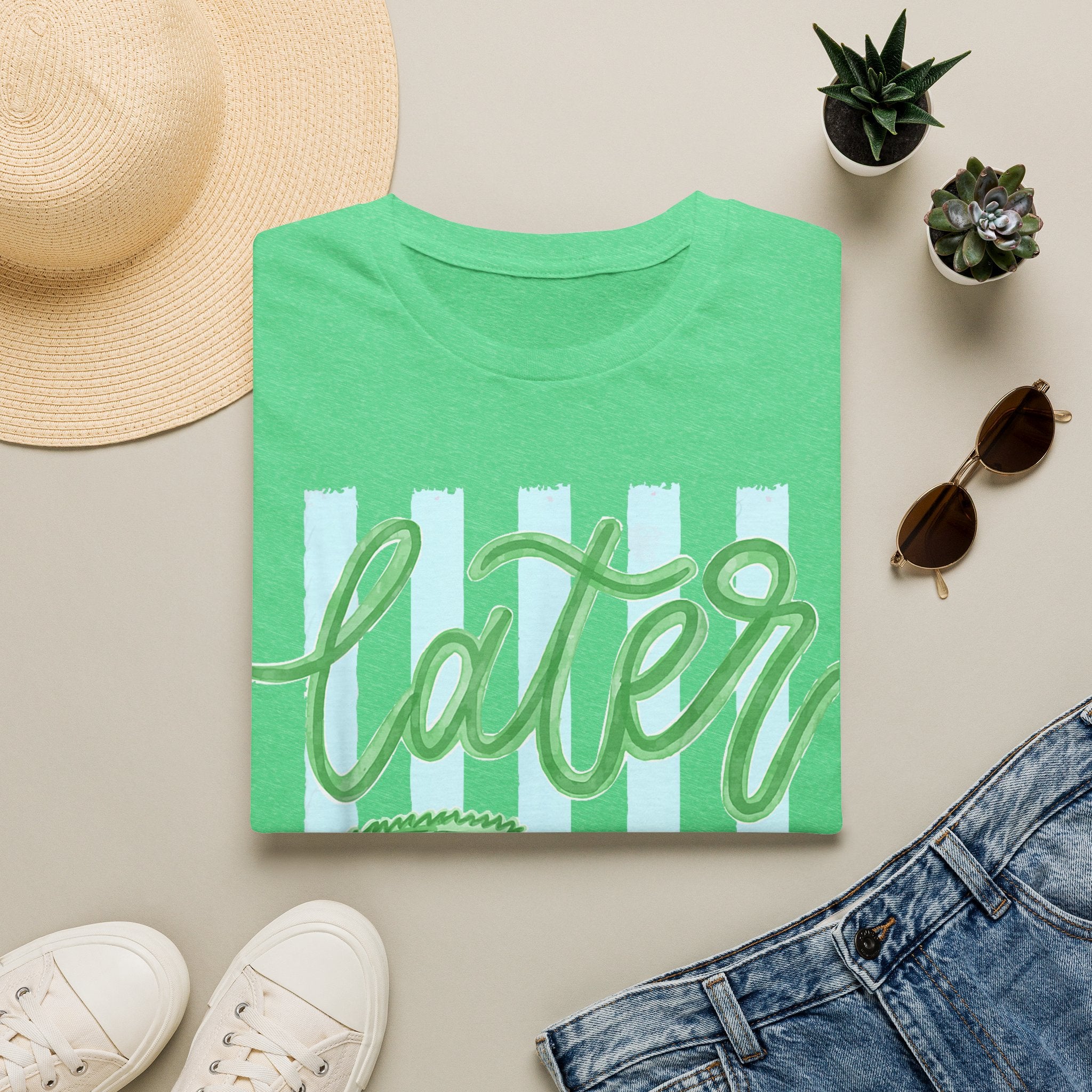 Later Alligator T-Shirt — Playful Crocodile Graphic Tee