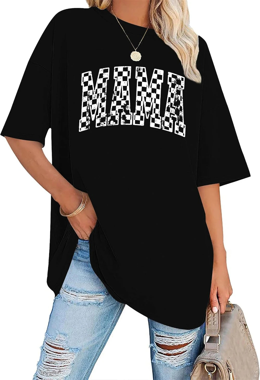 Oversized Mama Graphic TShirt