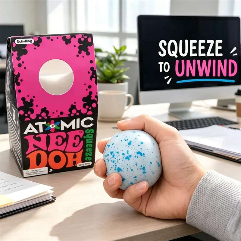 Snow Ball Crunch Squishy Fidget Toy