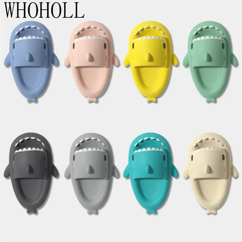 Thick Sole Shark Slippers