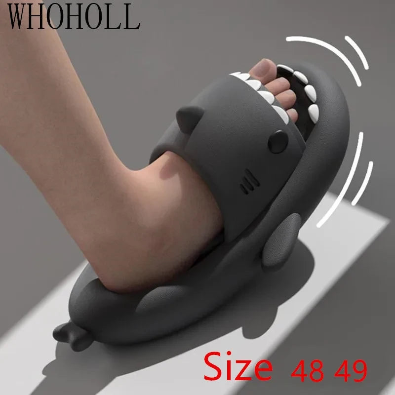 Thick Sole Shark Slippers
