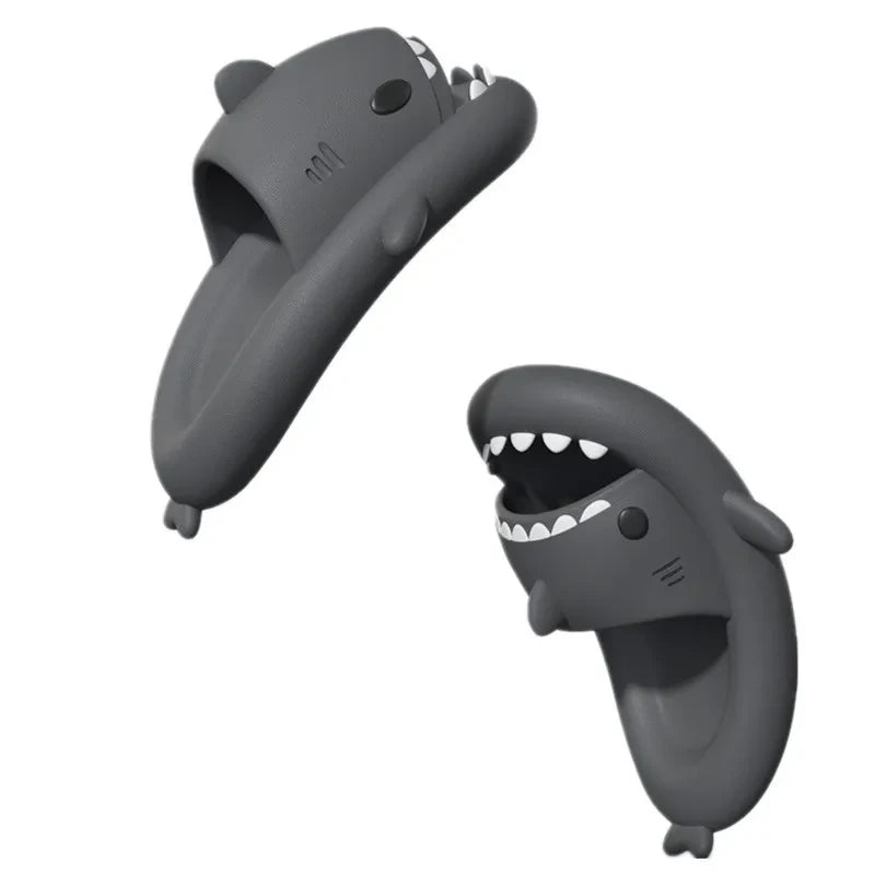 Thick Sole Shark Slippers