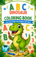 Alphabet and Numbers Coloring with Dragon || Digital Product