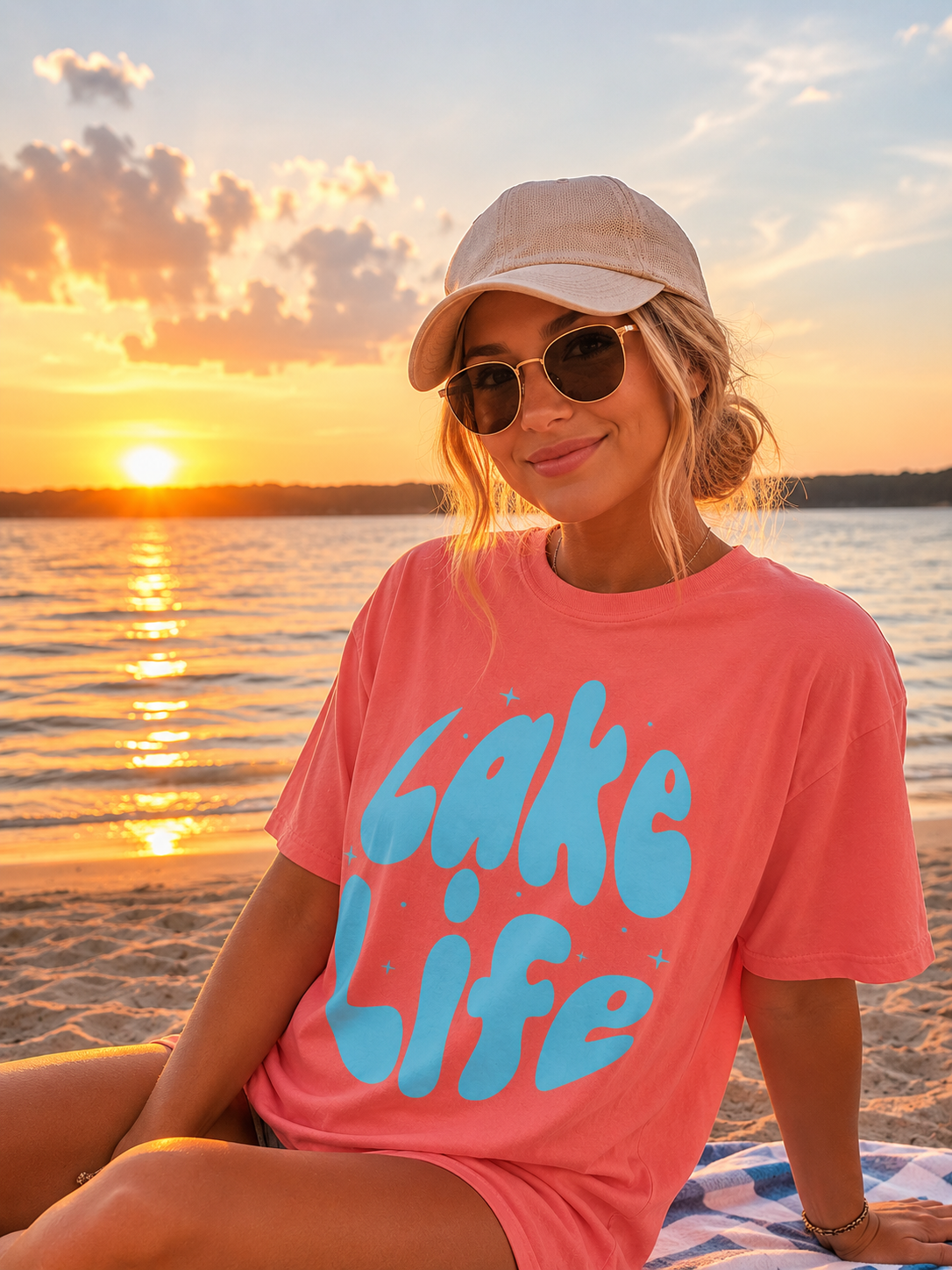 Lake Life Unisex T-shirt Comfort Colors 1717 Garment-Dyed T-Shirt