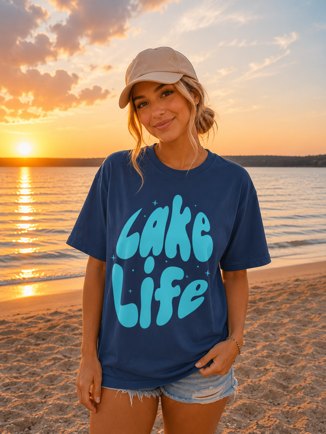 Lake Life Unisex T-shirt Comfort Colors 1717 Garment-Dyed T-Shirt