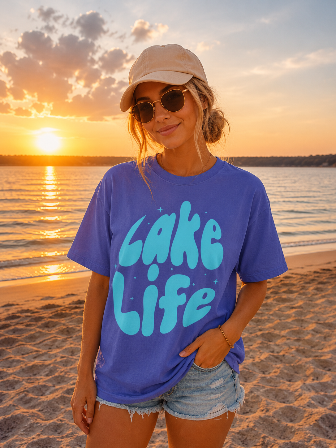Lake Life Unisex T-shirt Comfort Colors 1717 Garment-Dyed T-Shirt