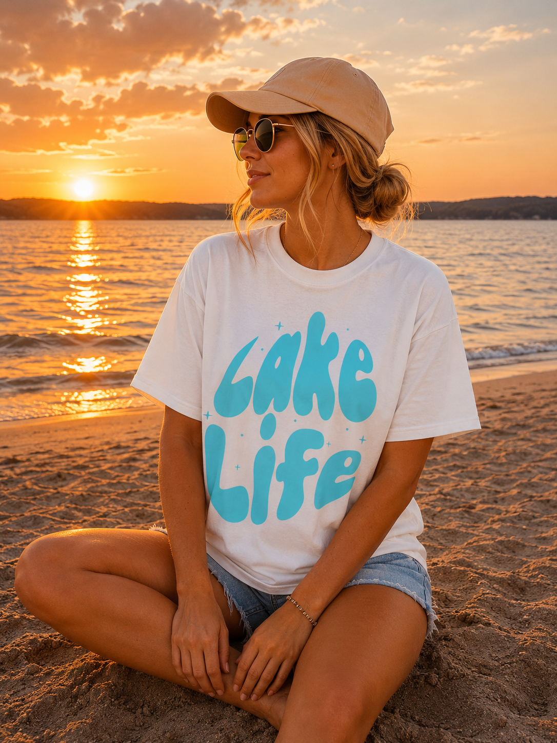 Lake Life Unisex T-shirt Comfort Colors 1717 Garment-Dyed T-Shirt