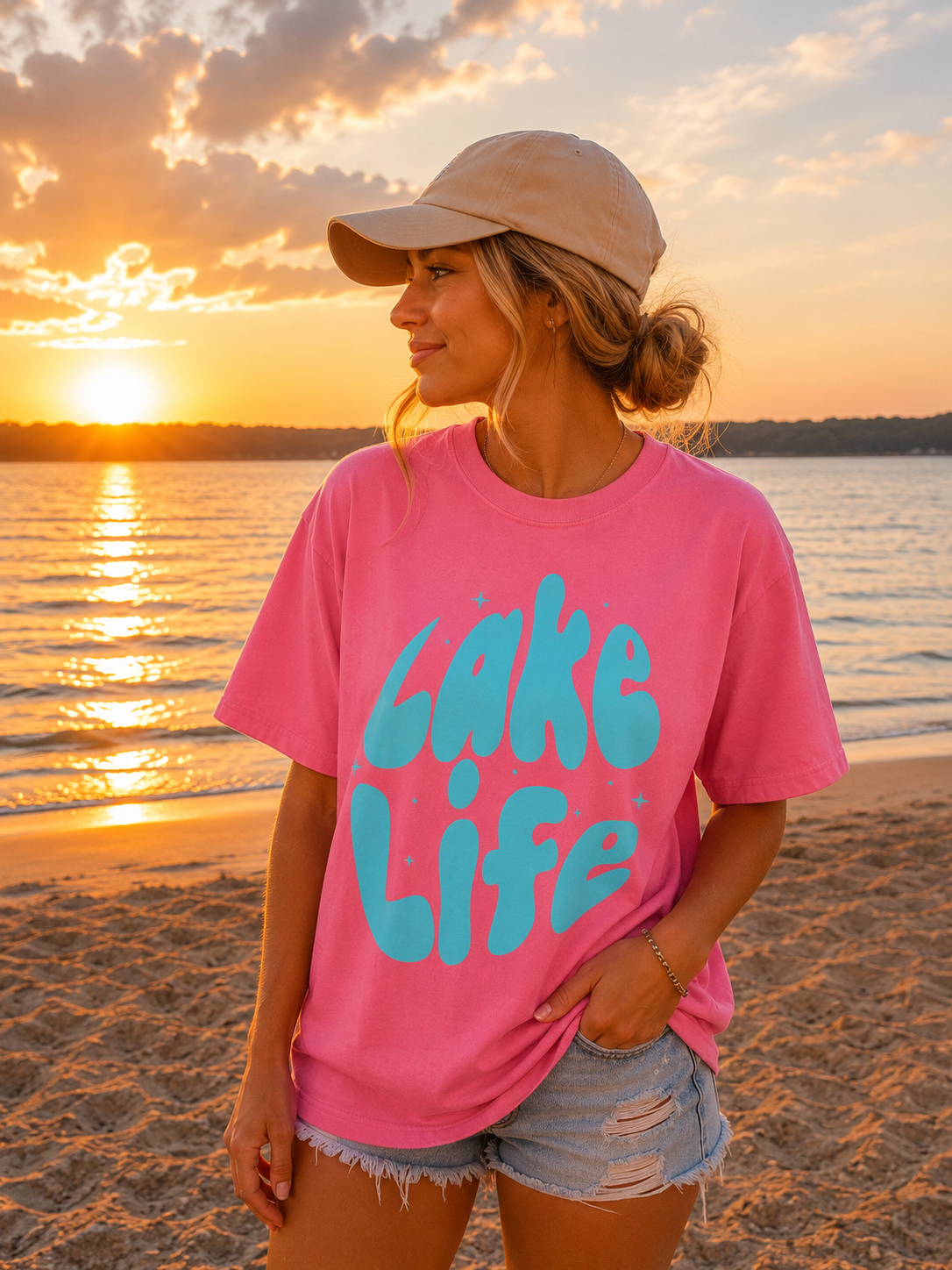 Lake Life Unisex T-shirt Comfort Colors 1717 Garment-Dyed T-Shirt