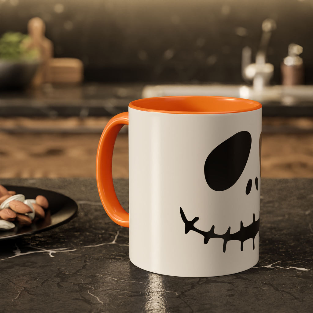 Jack Skellington Face Mug | Ceramic Coffee Mug 11oz 15oz