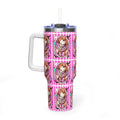 40oz Penny Wise Horror Clown Tumbler — Pink Pennywise Stainless Steel Vacuum Bottle
