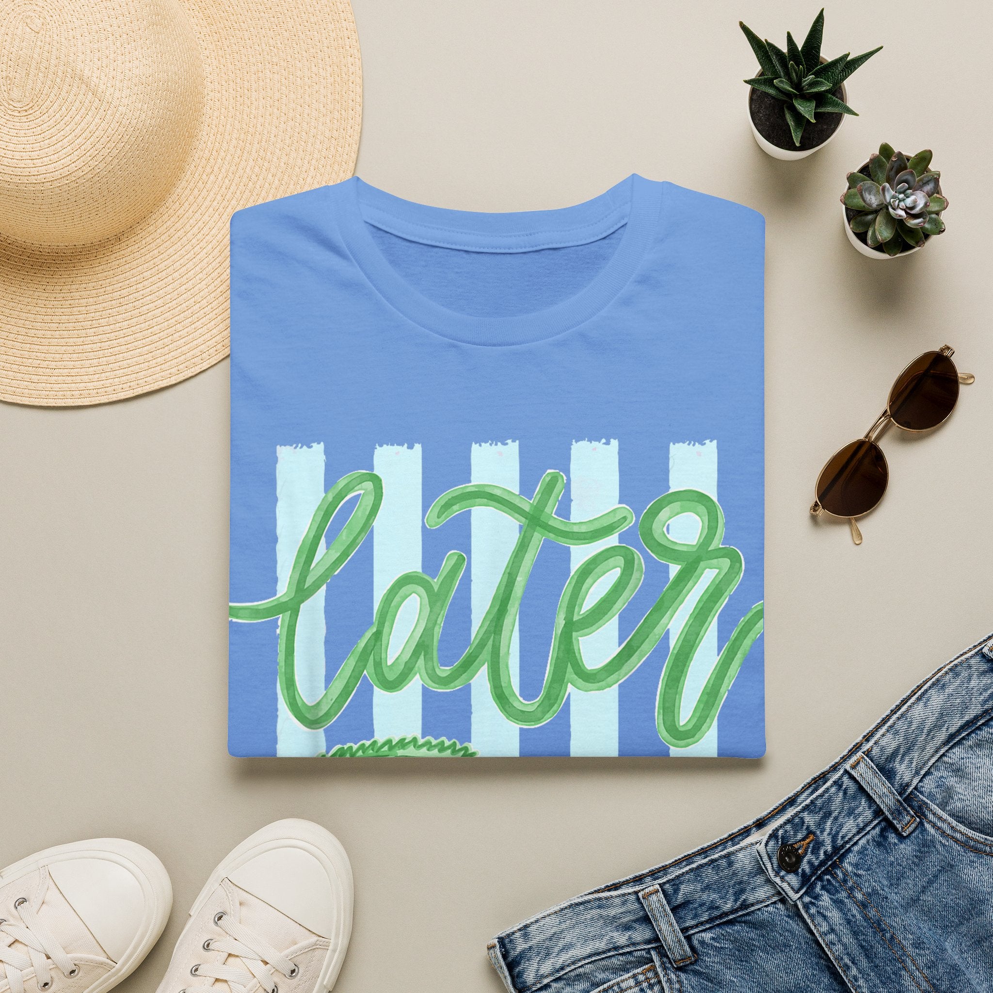 Later Alligator T-Shirt — Playful Crocodile Graphic Tee