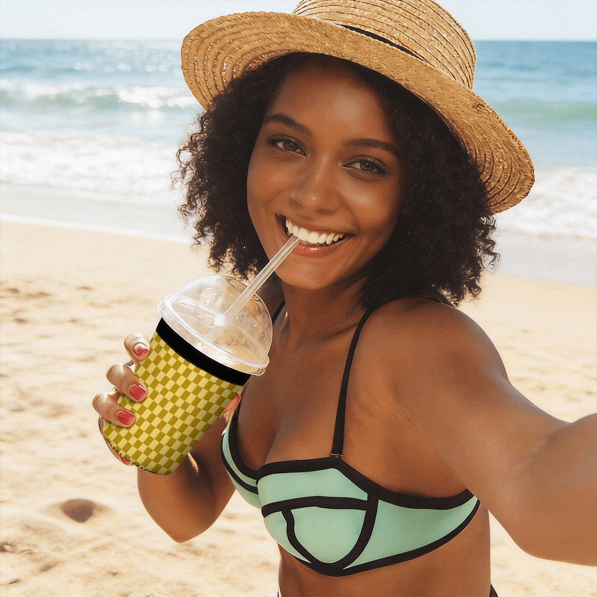 Fall Sunset Neoprene Koozies Cup Sleeves 3pcs 4