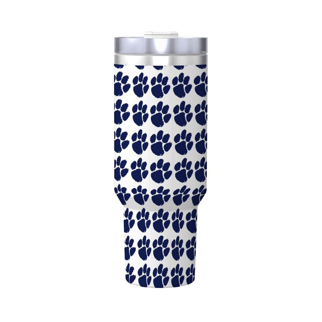 Edgewood Paw Print Travel Coffee Mug with Handle and Straw (40oz) 3562876920653970271208586780023905902919680n