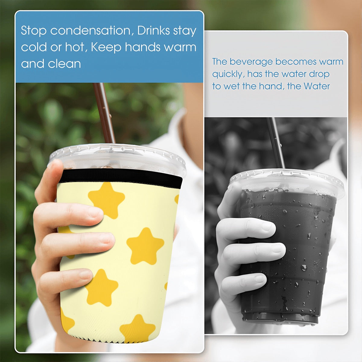 Sunshine Start Neoprene Koozies Cup Sleeve 3pcs 1 8 6 11 6 8