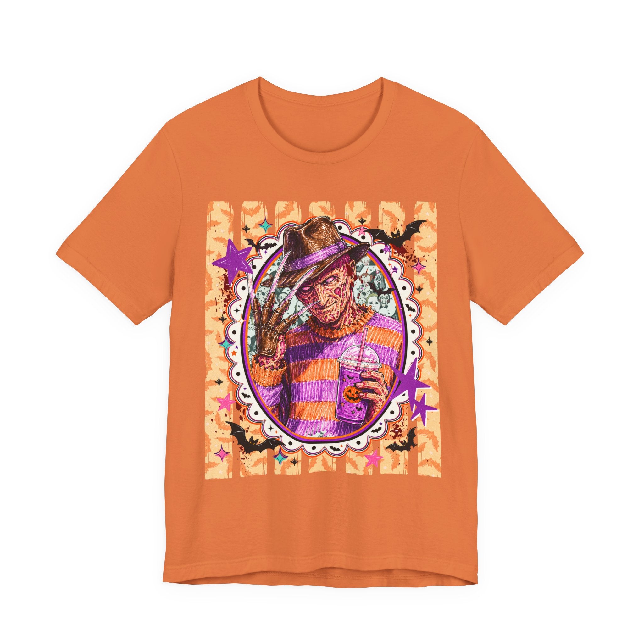 Freddy Krueger Halloween Tee – Retro Horror Nightmares Graphic T-Shirt