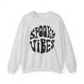 Spooky Vibes Crewneck Sweatshirt – Halloween Retro Groovy Graphic