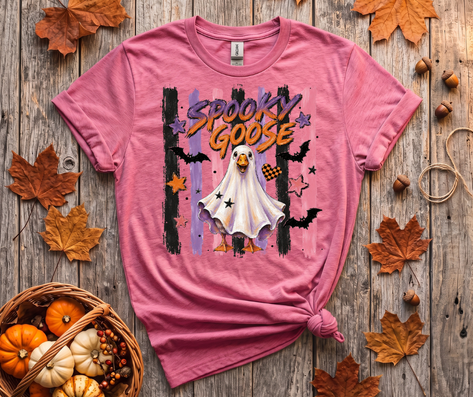 Cute Ghost Halloween T-Shirt – Soft Unisex Fall Graphic Tee