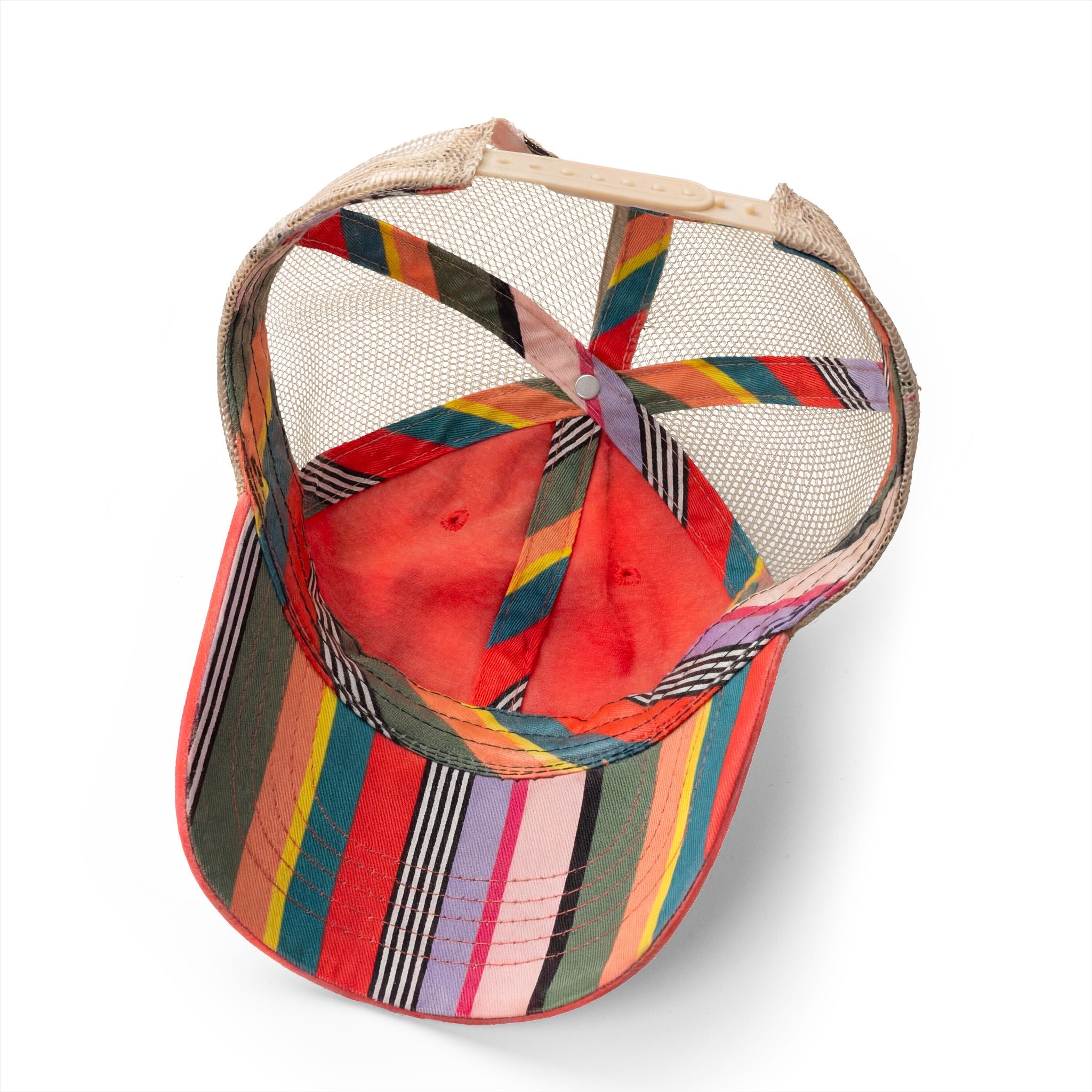 Women's Washed Mesh-Back Cap with Ponytail Hole