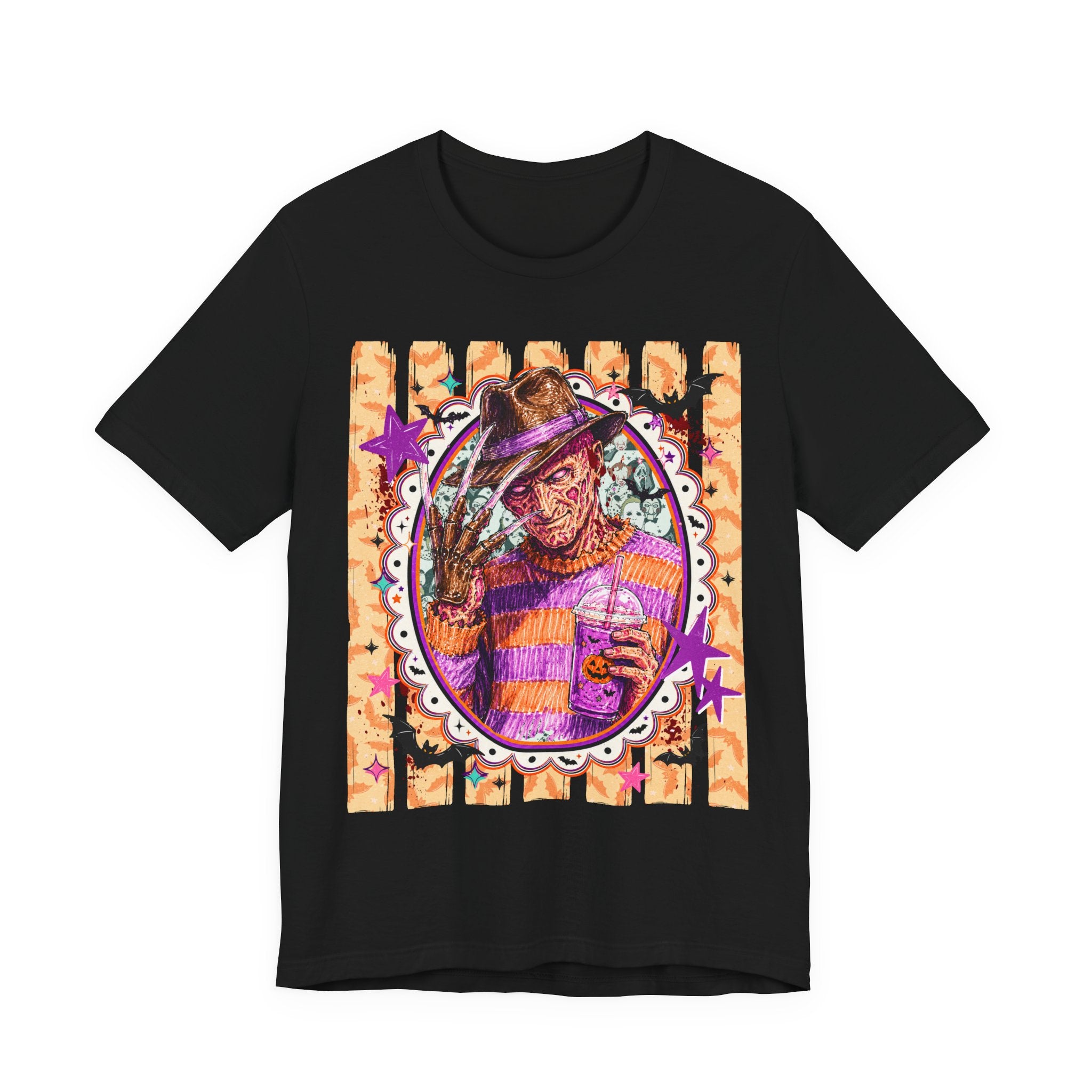 Freddy Krueger Halloween Tee – Retro Horror Nightmares Graphic T-Shirt