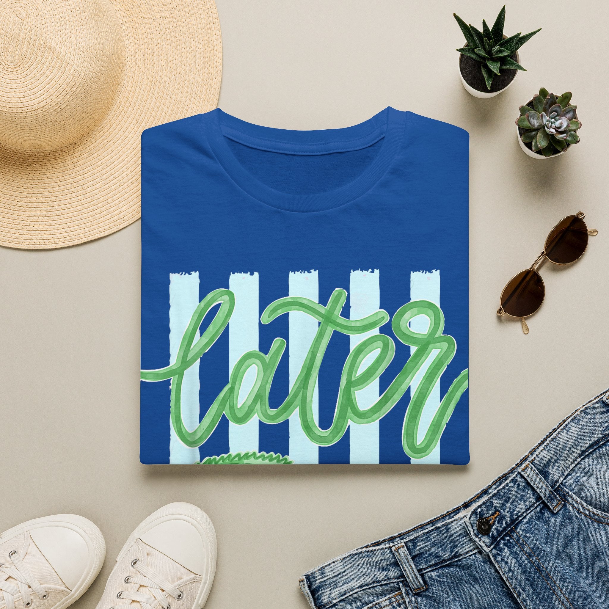 Later Alligator T-Shirt — Playful Crocodile Graphic Tee