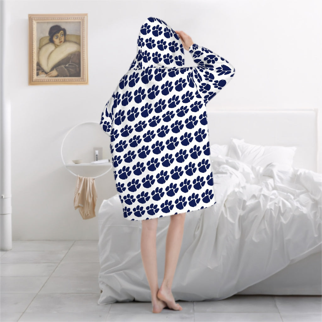 Edgewood Paw Print Adult Blanket Hoodie 3562876920653970271208586780023905902919680n