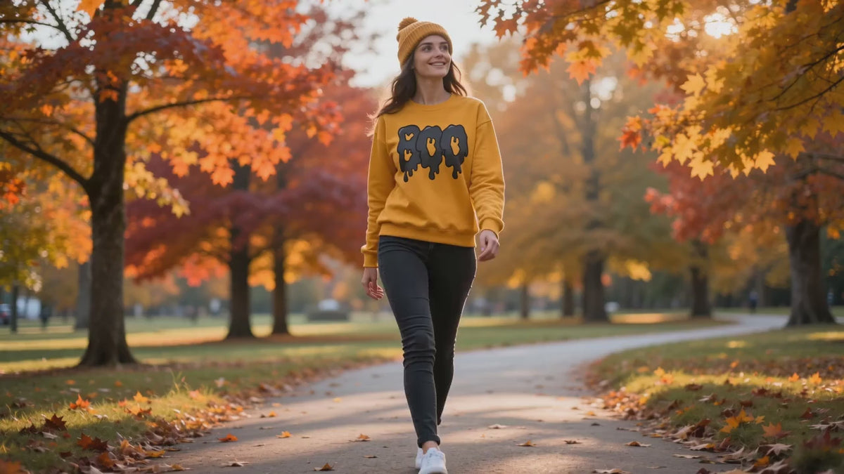 Drippy Boo ghosts sweatshirt | Halloween spooky graphic crewneck
